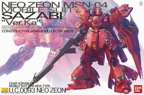 MG 1/100 Sazabi Ver. Ka (Char's Counterattack)