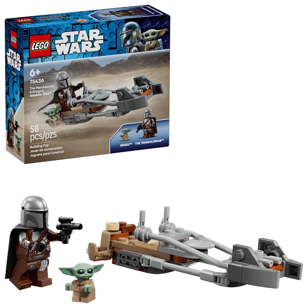 LEGO Star Wars: The Mandalorian & Grogu's Speeder Bike (75436)