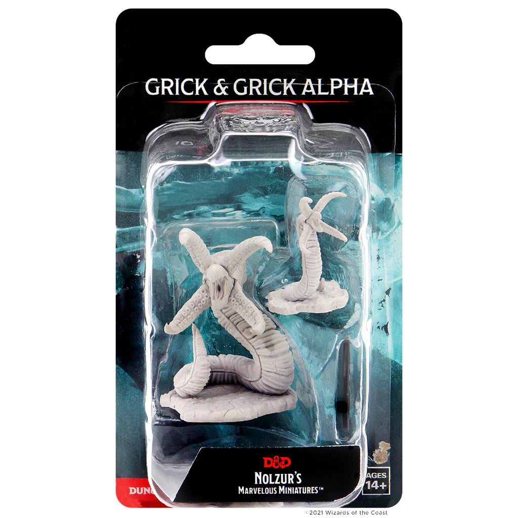 Nolzur's Marvelous Miniatures: Grick & Grick Alpha