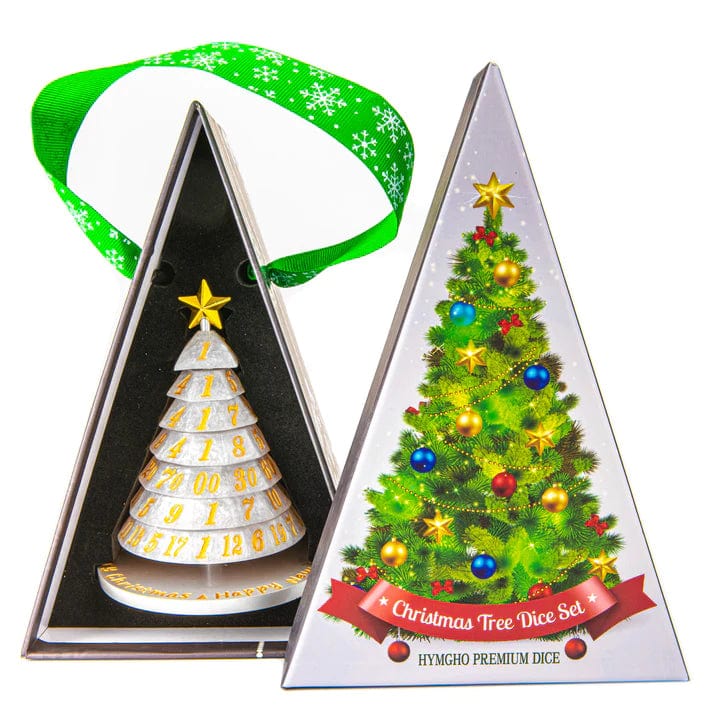 Resin Christmas Tree Dice White