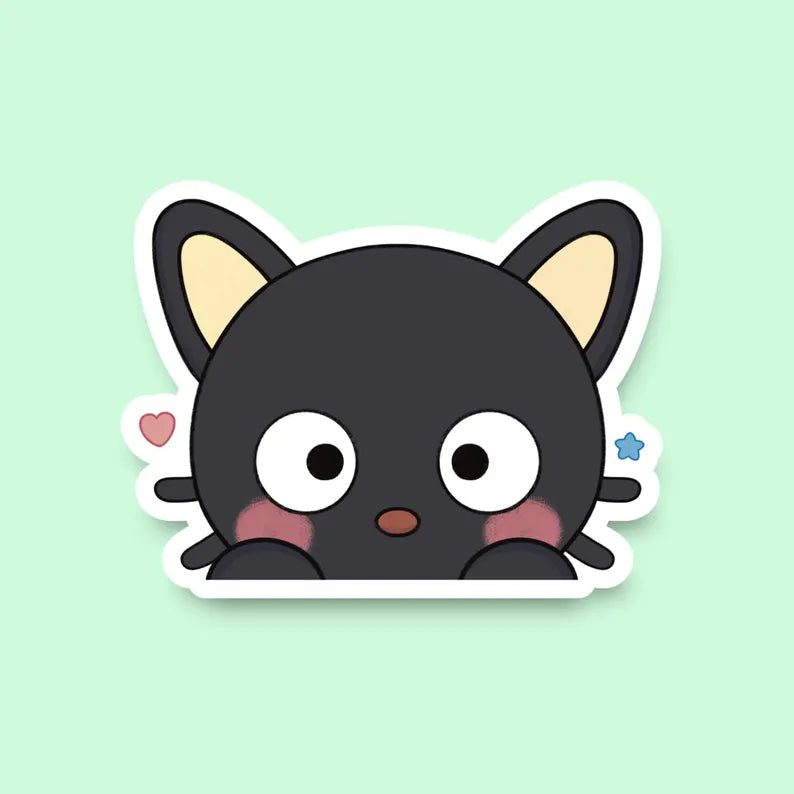 Sticker - Choco Kitty Peeker