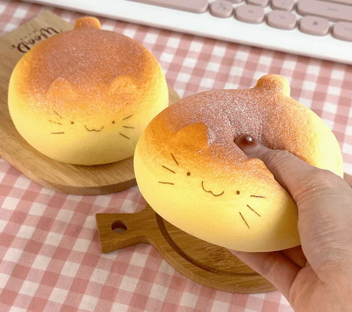 Cat Bread Stress Toy