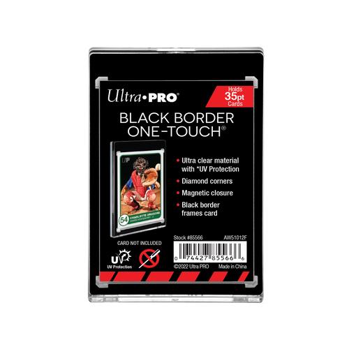 Ultra Pro 35pt Black Border One-Touch Magnetic Card Holder