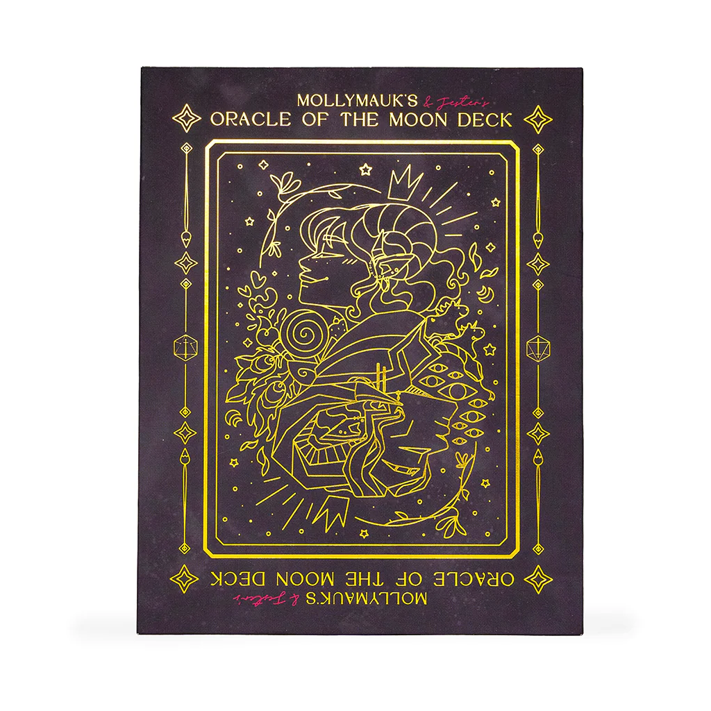 Mollymauk Tealeaf and Jester Lavorre Oracle of the Moon Deck