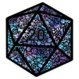 Mosaic D20 Sticker product image