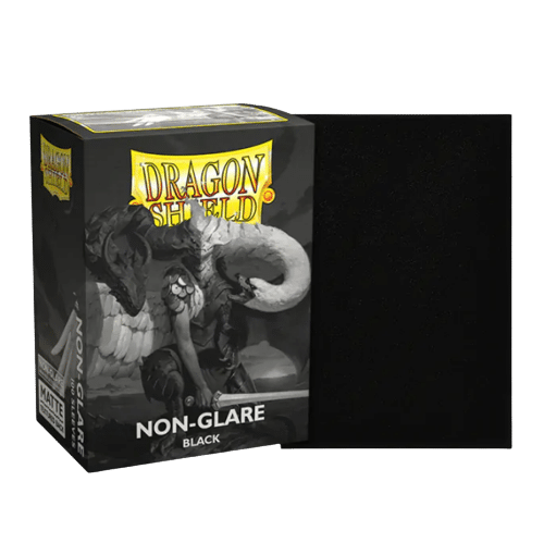 Dragonshield 100 Sleeve Matte Non-Glare Black