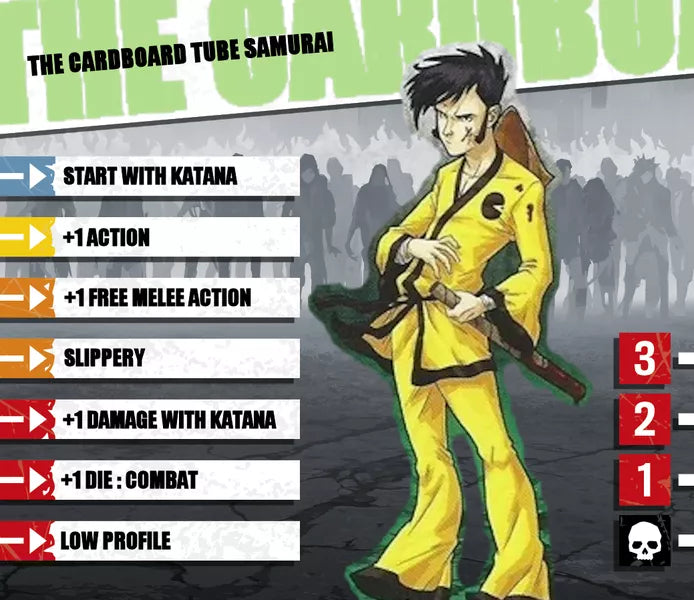 Zombicide: Cardboard Tube Samurai