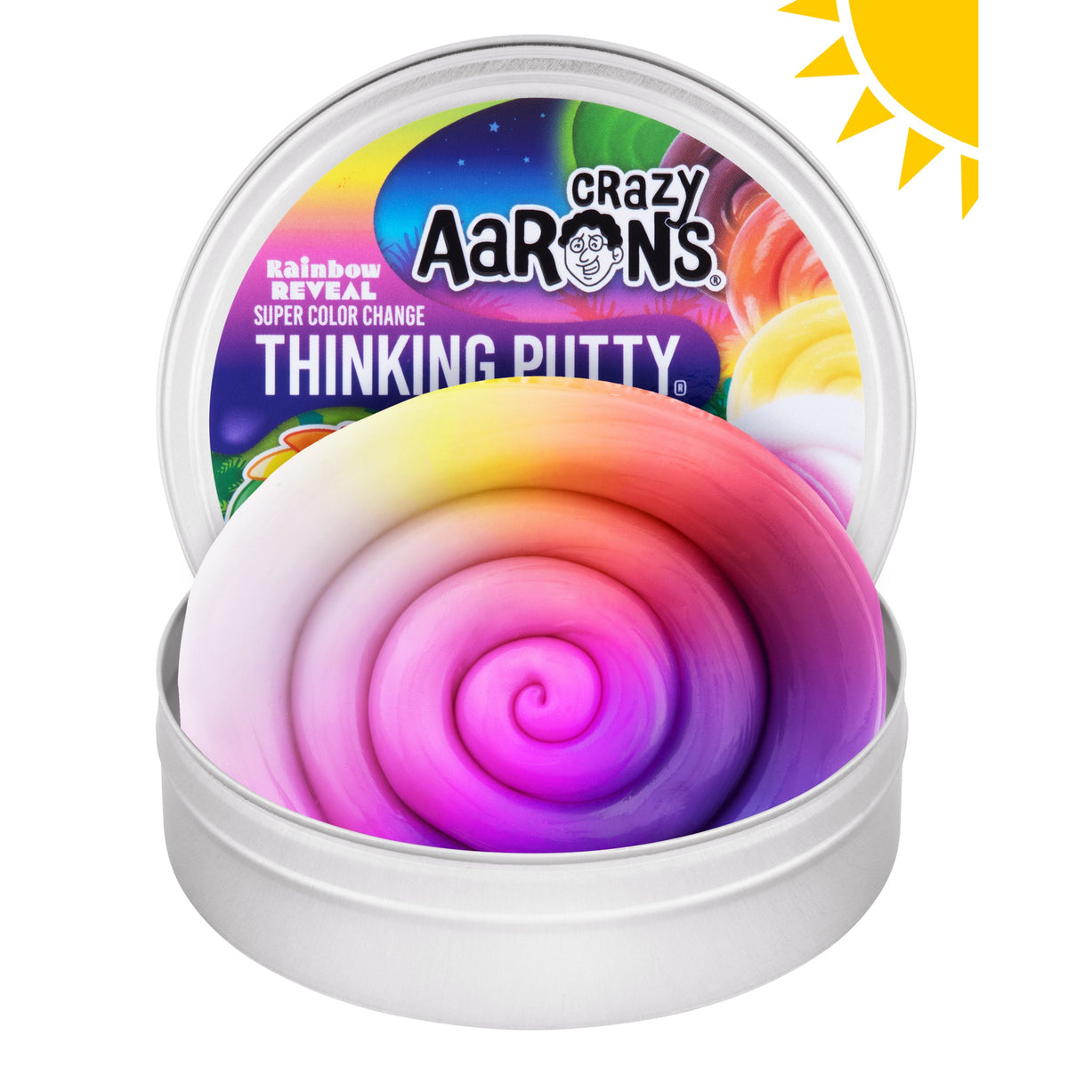 Crazy Aaron's Rainbow Reveal Thinking Putty product image