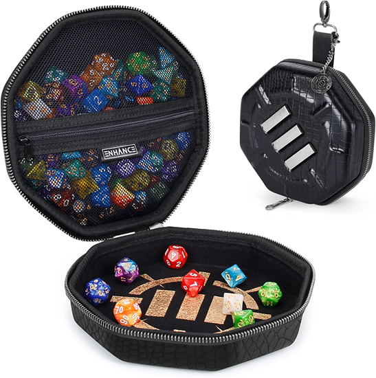 Accessory Power Enhance Red Dice Case Collectors Edition Black