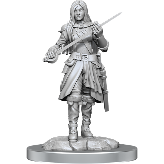 Nolzur’s Marvelous Miniatures: Half-Elf Rogue Female