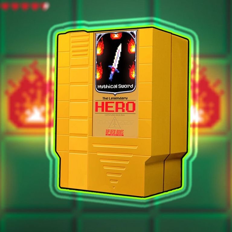 Gold Legendary Hero Deck Box