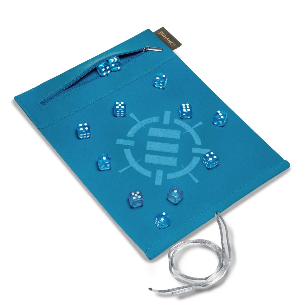 Roll on a Scroll 12 D6 Blue