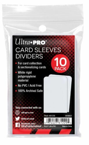 Card Divider 10ct (White)