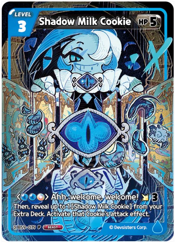 Shadow Milk Cookie BS9-079P Promo CookieRun Braverse card