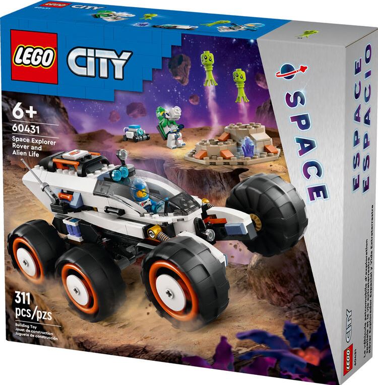 City: Space Explorer Rover and Alien Life