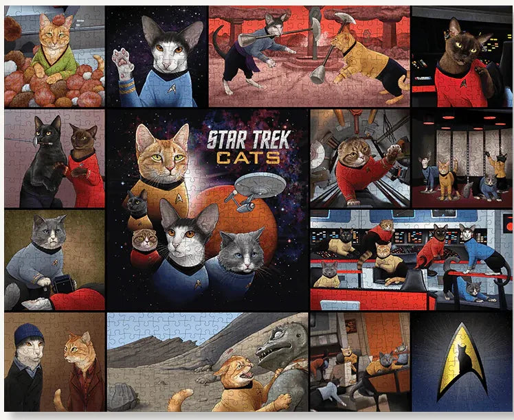 Star Trek Cats 1000pc Puzzle
