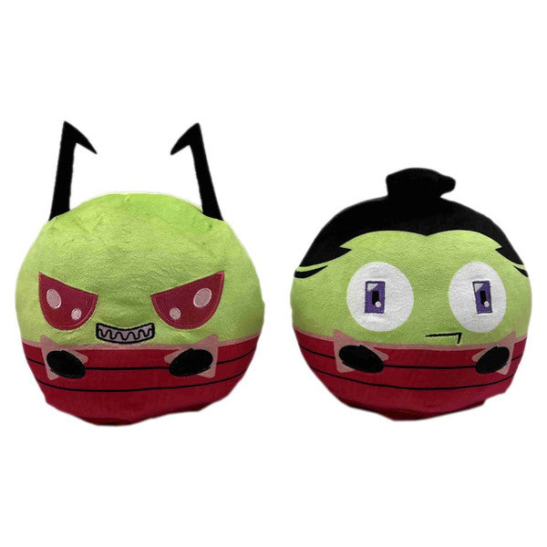 Plushiverse: Reversible Plushie 6in - Invader Zim + Human Disguise [Smug + Worried] [Green + Green]