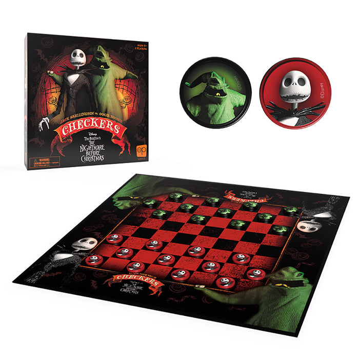 Nightmare Before Xmas Checkers