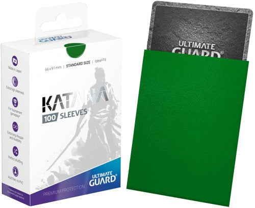 Ultimate Guard: Katana Sleeves: Green