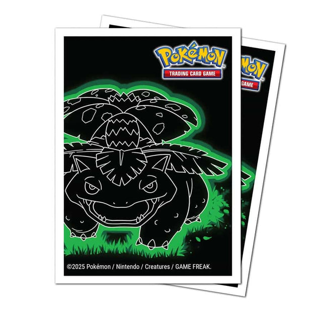 Ultra PRO Pokémon Neon Kanto APEX Deck Protector Sleeves - Venusaur (105ct)