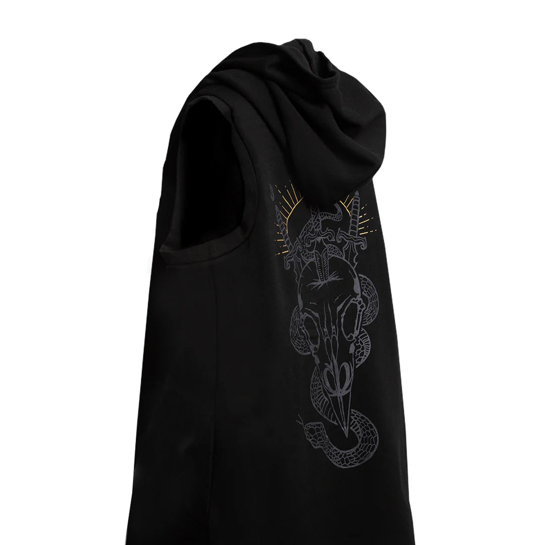 Vox Machina Collection: Vax'ildan Sleeveless Hooded Cardigan XS