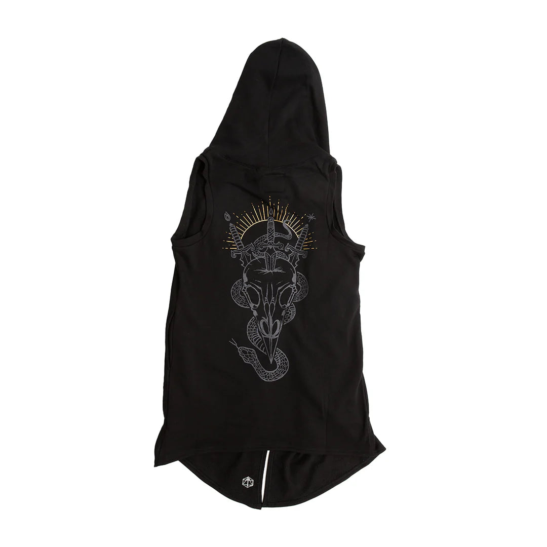 Vox Machina Collection: Vax'ildan Sleeveless Hooded Cardigan XS