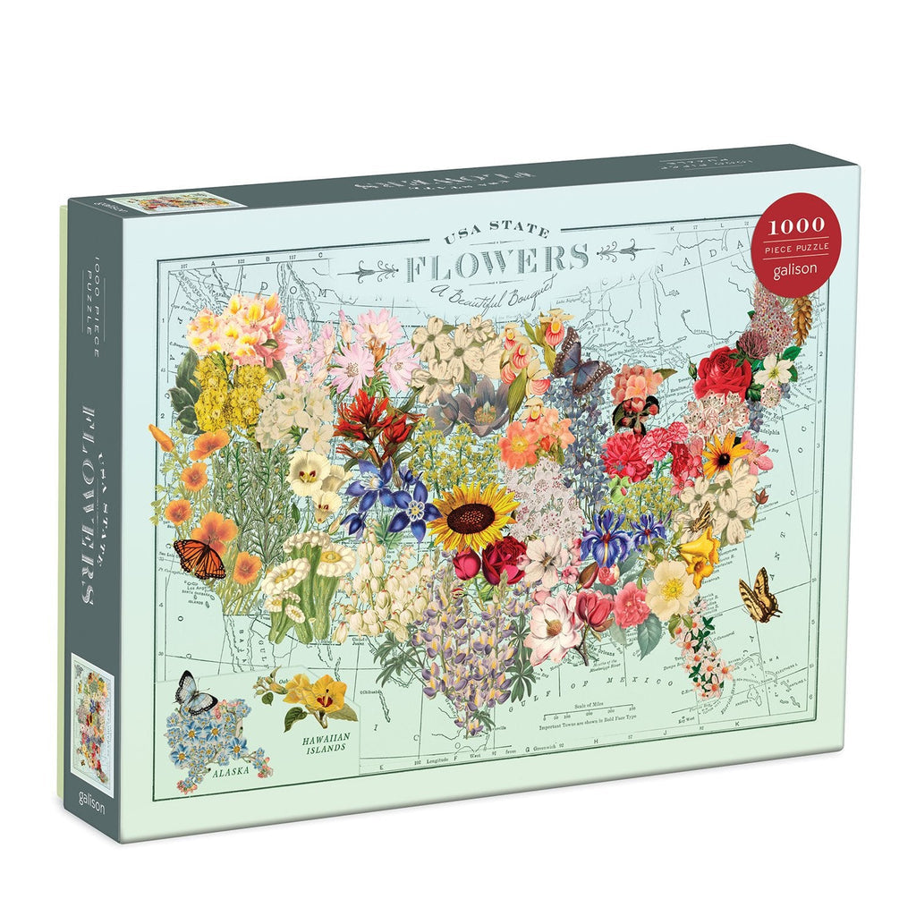 USA State Flower 1000pc Puzzle