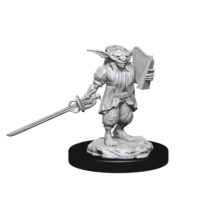 Nolzur's Marvelous Miniatures: Goblin Rogue Male & Goblin Bard Female