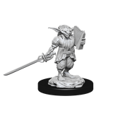 Nolzur's Marvelous Miniatures: Goblin Rogue Male & Goblin Bard Female