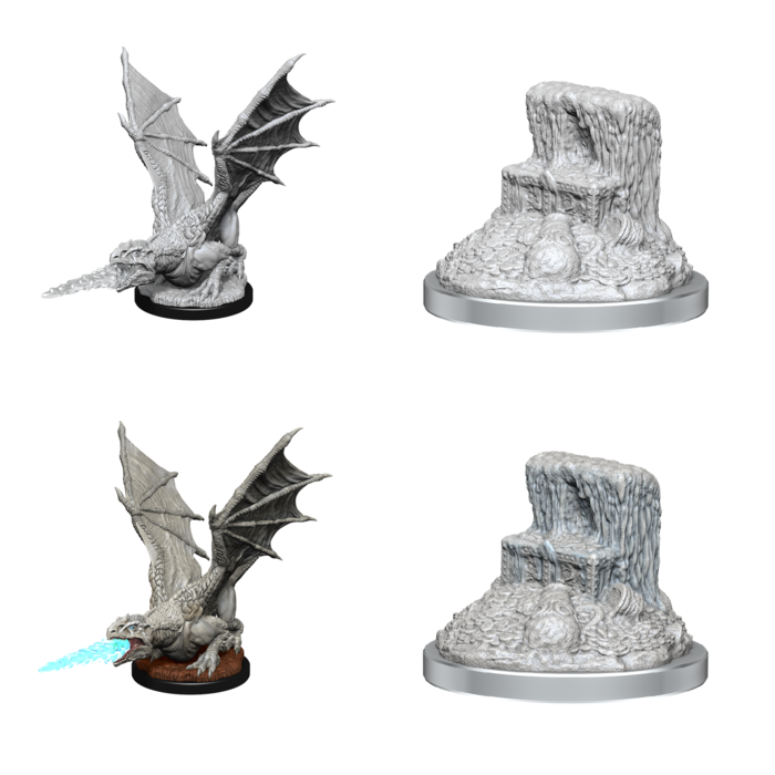 Nolzur's Marvelous Miniatures: White Dragon Wyrmling