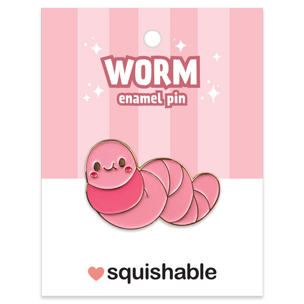 Worm Enamel Pin product image