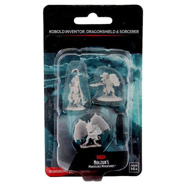 Nolzur's Marvelous Minis: Kobold Inventor, Dragonshield & Sorcerer W12